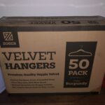 4 Boxes of 50 Velvet Clothes Hangers RRP £99