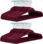 4 Boxes of 50 Velvet Clothes Hangers RRP £99 - Image 3