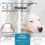 30x Clear Shower Curtain Liner, LIBA PEVA 8G W 72 x L 72″ (1 Panels) RRP £12.99 - Image 3