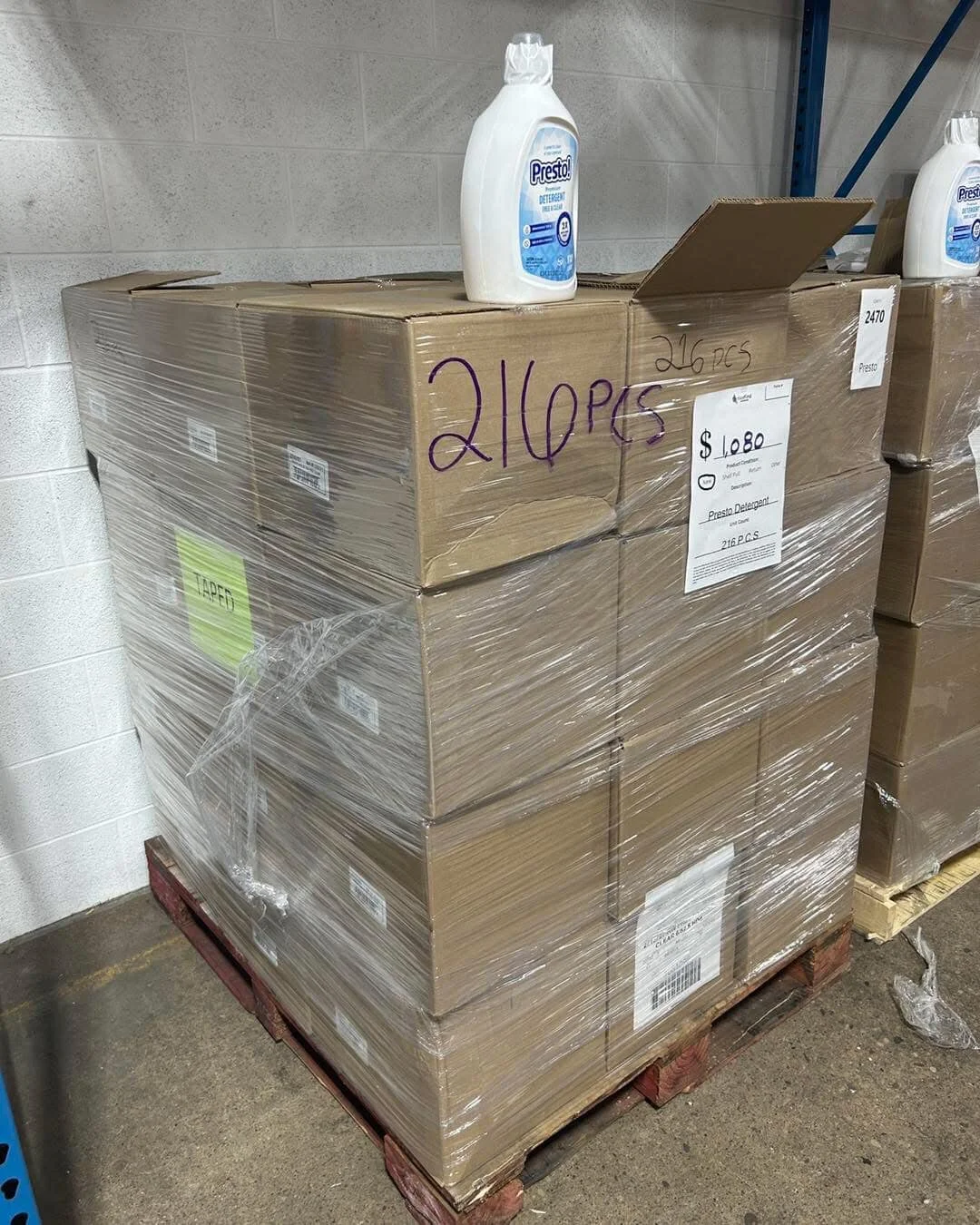 470307373_122161850180055229_7960249318636364036_n laundry detergent pallets for sale - Image 1