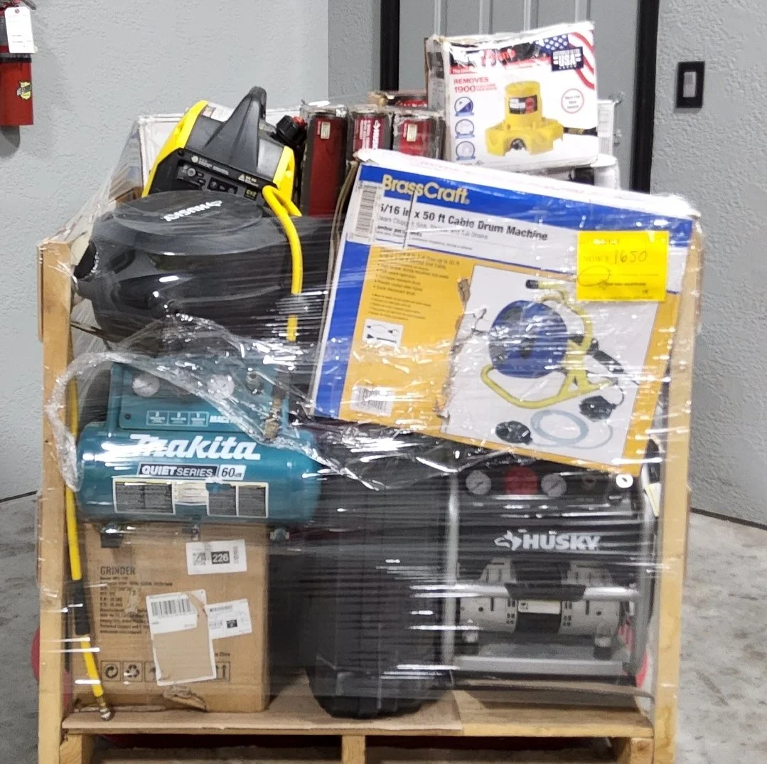 1000253125 Drain Cleaners, Inverters, and Compressors Pallet